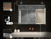 Ντουλάπι Μπάνιου Με Καθρέφτη LED - L02 Emily 100 x 72εκ #6