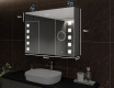 Ντουλάπι Μπάνιου Με Καθρέφτη LED - L03 Emily 100 x 72εκ #2