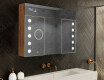 Ντουλάπι Μπάνιου Με Καθρέφτη LED - L06 Emily 100 x 72εκ #1