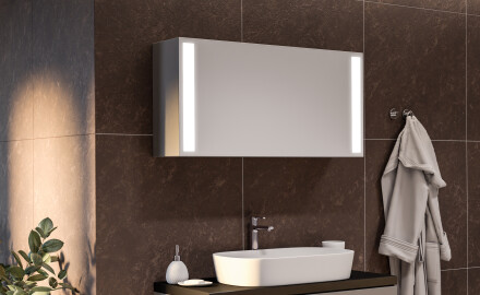 Ντουλάπι Μπάνιου Με Καθρέφτη LED Sofia 100 x 50εκ