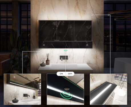 Nτουλαπάκι Μπάνιου LED Lily - 3 Θυρών 100 x 72,5εκ #7