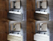 Ντουλάπι Μπάνιου Με Καθρέφτη LED Lisa 100 x 70εκ #4