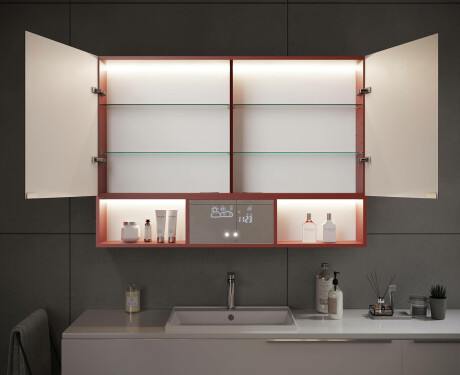 Nτουλαπάκι Μπάνιου LED Emma - 2 Θυρών 100 x 72εκ #12
