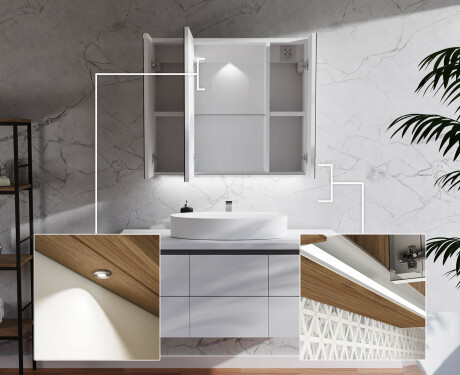 Nτουλαπάκι Μπάνιου LED Clara 70 x 60εκ #4