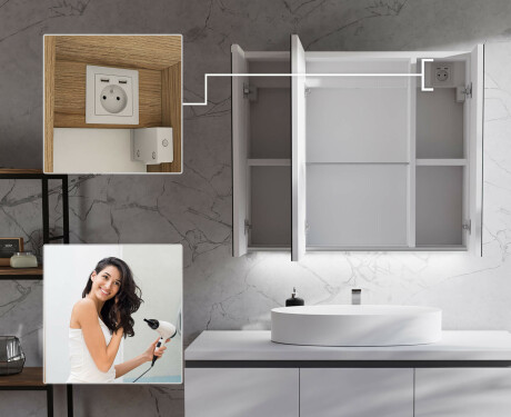 Nτουλαπάκι Μπάνιου LED Clara 70 x 60εκ #5