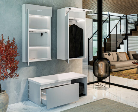 Ντουλάπα Για Παπούτσια Με Μηχάνημα Καθαρισμού Παπουτσιών - Olivia 110 x 45εκ #4