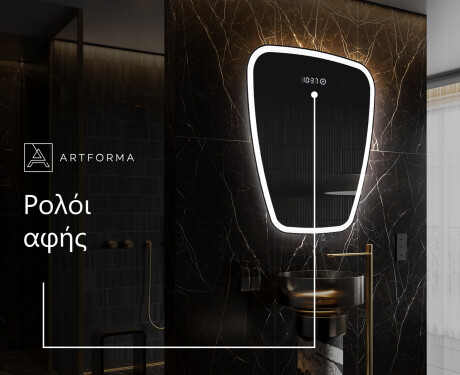 Καθρεπτησ διακοσμητικοσ τοιχου χρυσοι Z222 #7