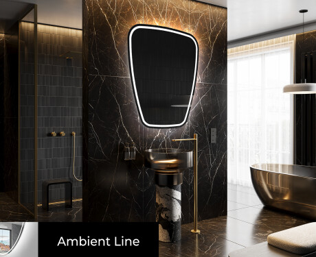 Καθρεπτησ διακοσμητικοσ τοιχου χρυσοι Z223