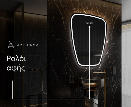 Καθρεπτησ διακοσμητικοσ τοιχου χρυσοι Z223 #7