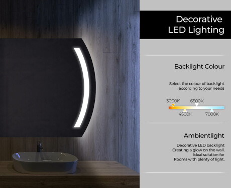 Φωτιζόμενος Καθρεπτης LED L67 #4