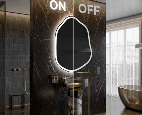 Ακανονιστοσ καθρεπτησ τοιχου μοντερνοι E222 #3