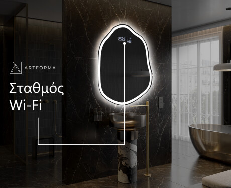 Ακανονιστοσ καθρεπτησ τοιχου μοντερνοι E222 #7