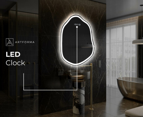 Ακανονιστοσ καθρεπτησ τοιχου μοντερνοι E222 #8